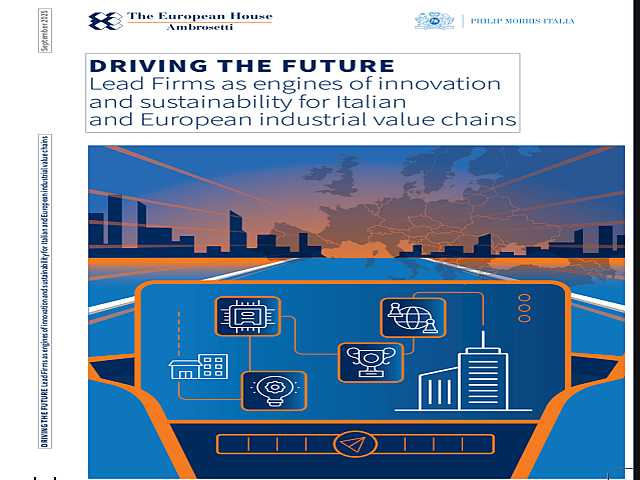 DRIVING THE FUTURE
AZIENDE CAPOFILIERA E COMPETITIVITÀ TERRITORIALE:  IL RUOLO DELLE FILIERE NELLO SVILUPPO DEL MEZZOGIORNO
