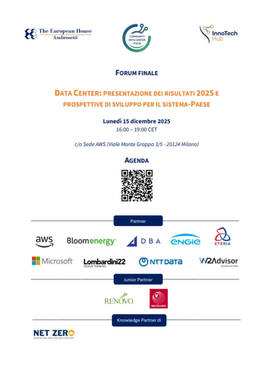 Data Center: Presentazione dei risultati 2025 e prospettive di sviluppo per il sistema-paese