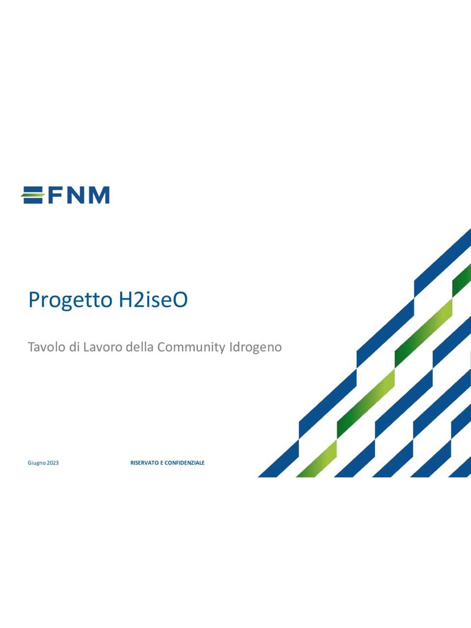 HYDROGEN COMMUNITY
II Tavolo di Lavoro