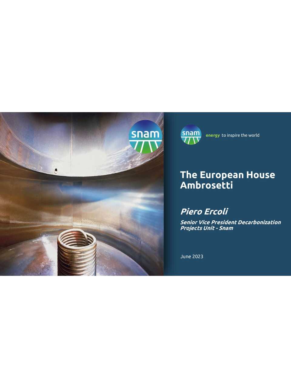 HYDROGEN COMMUNITY
II Tavolo di Lavoro