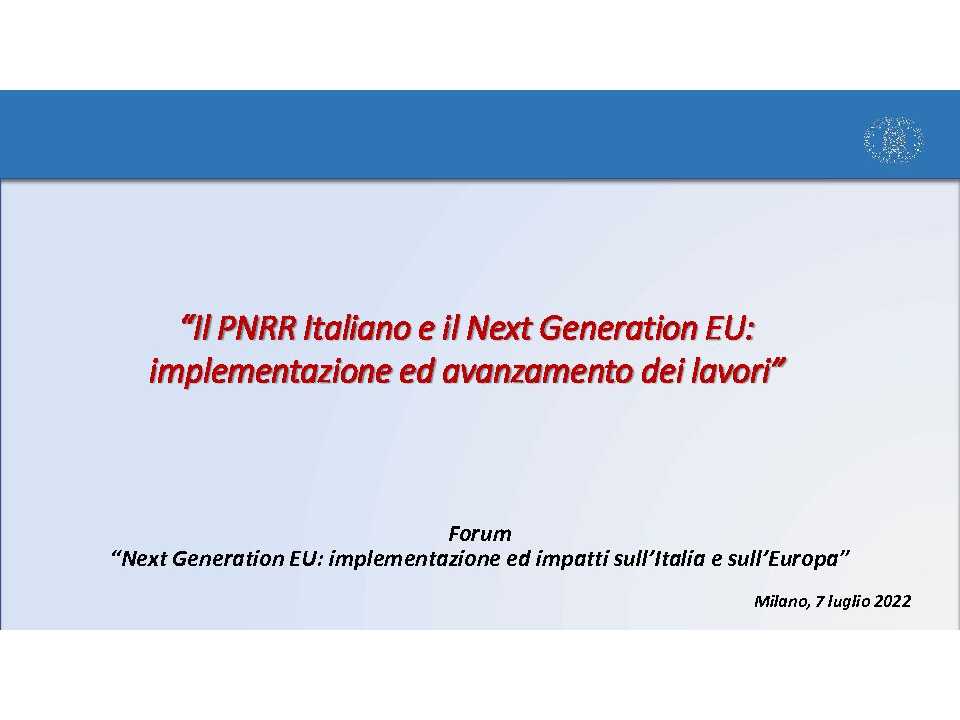 <i>PHYGITAL MEETING</i><br
/>
FORUM AMUNDI 2022<br
/>
Next Generation EU: implementazione ed impatti sull’Italia e sull’Europa<b></b>