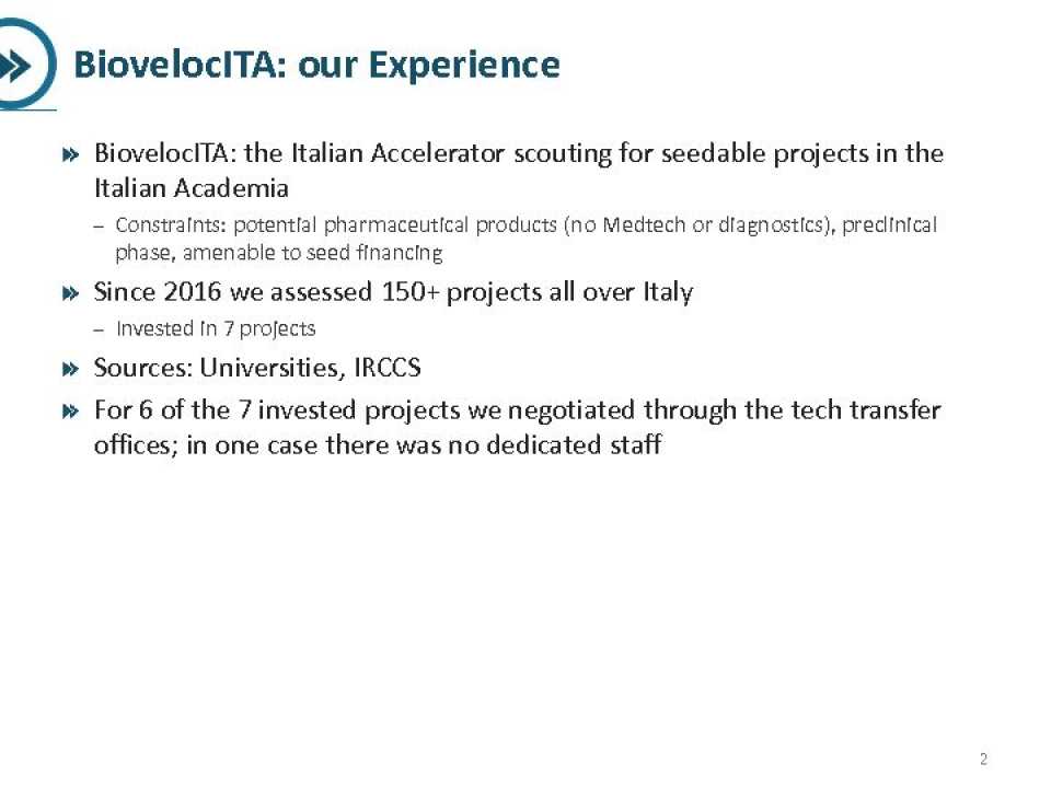 <i>WEBINAR LIVE</i><br
/>
Le competenze per il Trasferimento Tecnologico nelle Scienze della Vita