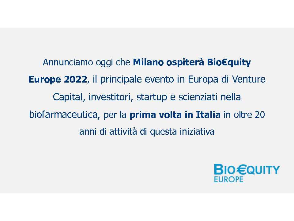 <i>PHYGITAL MEETING</i><br
/>
Technology Forum Life Sciences - Il futuro del Biotech