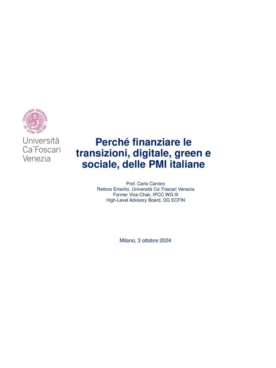 FORUM AMUNDI - Il ruolo dell'asset management per stimolare la transizione sostenibile delle piccole e medie imprese