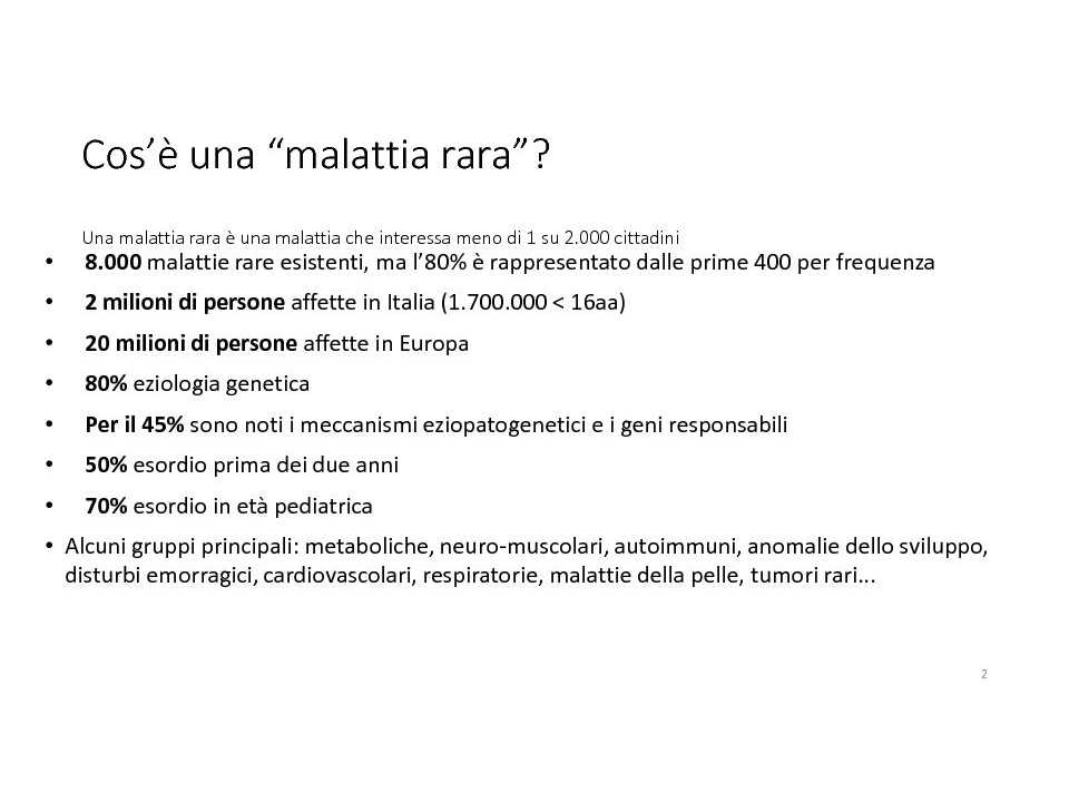 VIDEOCONFERENCE
Towards a national strategy for genomics: what are the potentials for Italy?