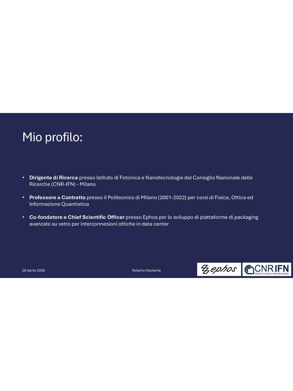 RIUNIONE INNOTECH COMMUNITY
Tra reti fotoniche e infrastrutture ad alta efficienza.
Il cambio di paradigma verso il digitale di domani