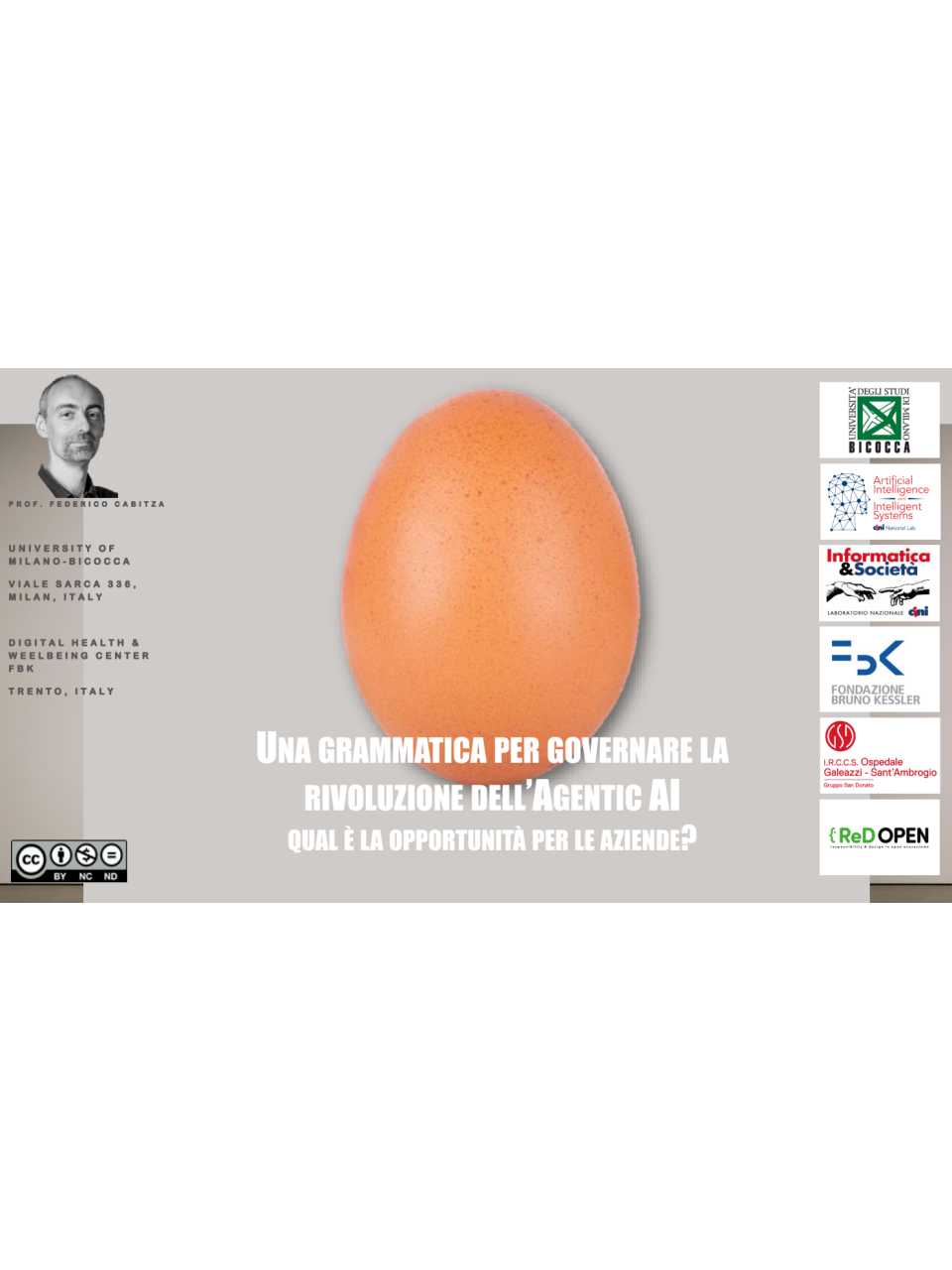 RIUNIONE INNOTECH COMMUNITY
Agentic Enterprise: progettare l’azienda che pensa