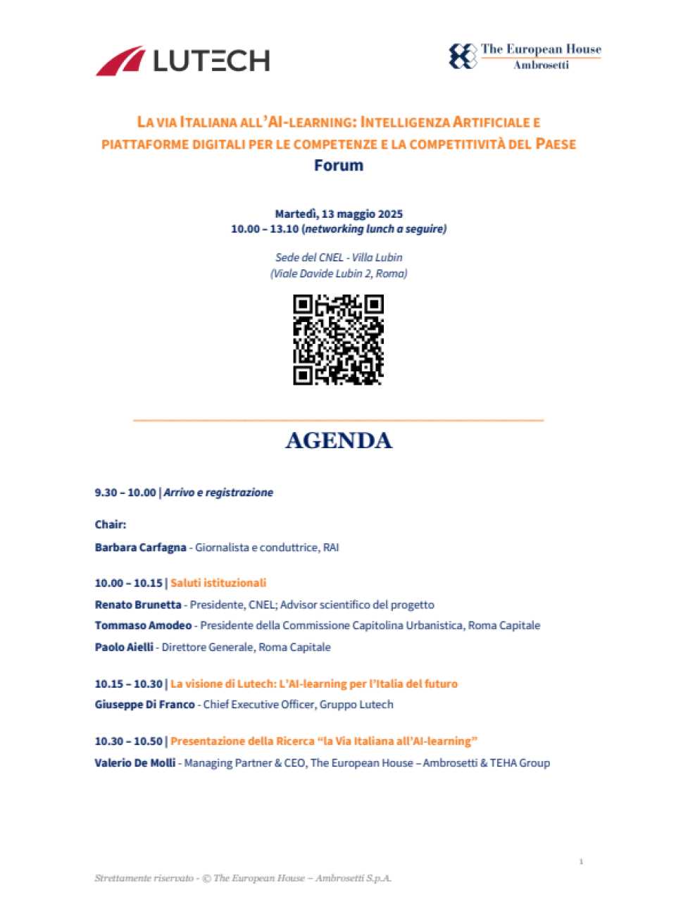 LA VIA ITALIANA ALL'AI-LEARNING: Intelligenza Artificiale e piattaforme digitali per le competenze e la competitività del Paese